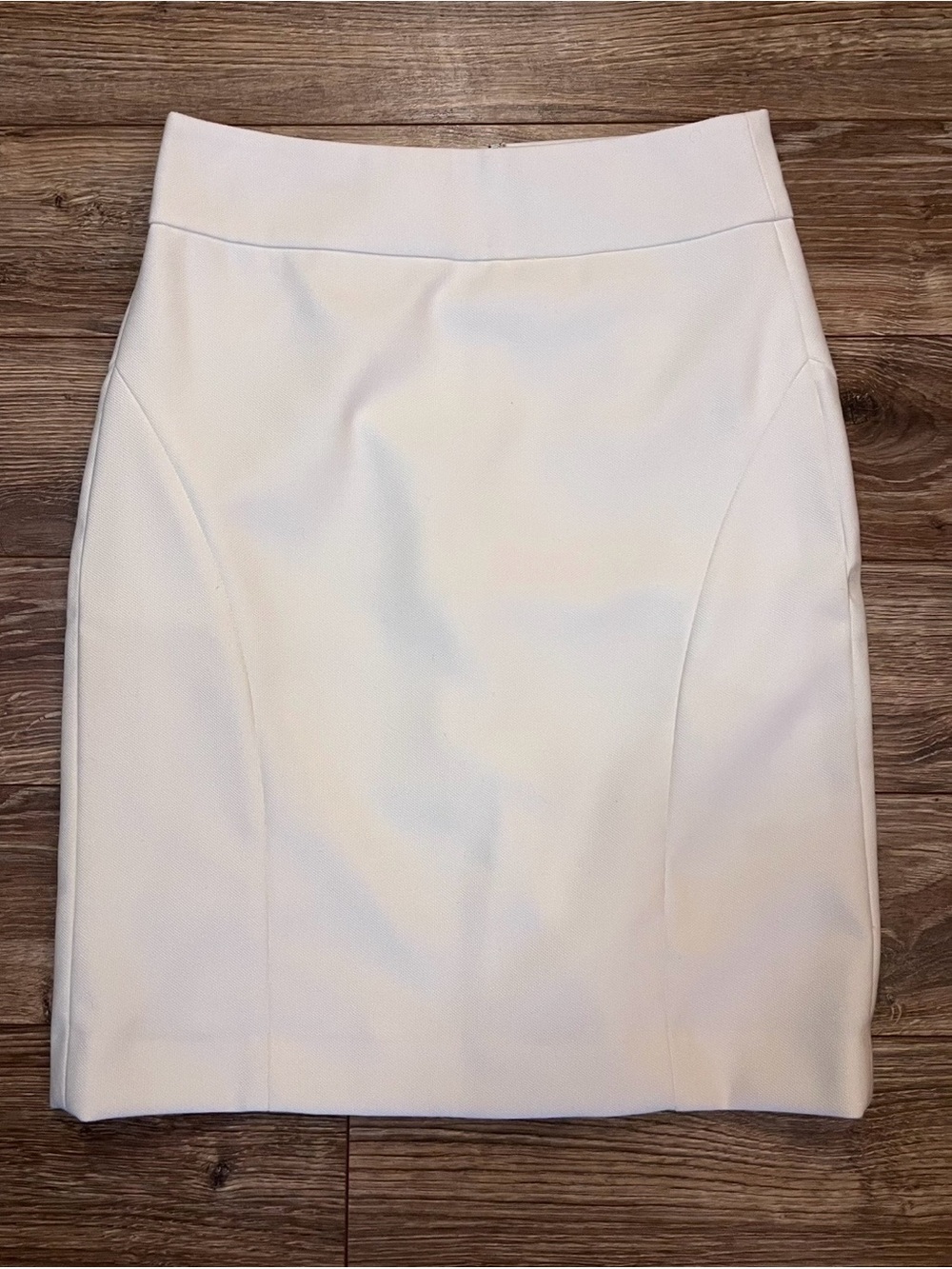 Pencil Skirt Off White Womens 0 Petite